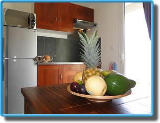 Cuisine du Studio Anses Arlet